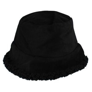 CTM Women's Sherpa Reversible Bucket Hat
